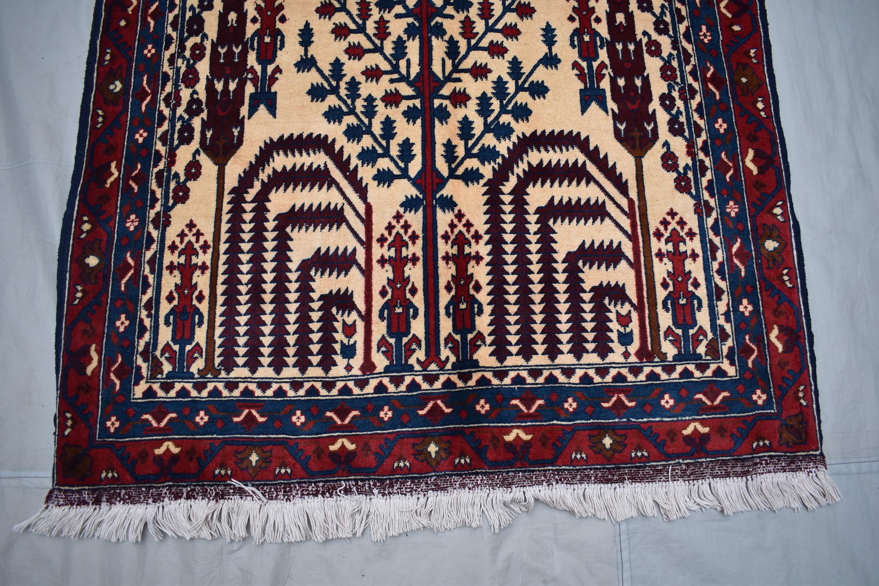 Handmade Belgian Runner Rug - 9.7 x 2.10 ft - Authentic Traditional Carpet, Hallway Runner, Kitchen Runner, Entryway Rug, Gift