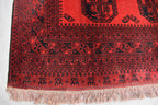 Antique Afghan Rug - 9.5 x 6.5 ft - Handwoven Vintage Rug - Traditional Afghan Carpet - Wool Rug - Authentic Oriental Rug - Collectible Rug
