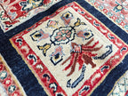Hallway Handmade Afghan Chobi Runner Rug 6.7x2.9 ft – Natural Dyes, Wool, Oriental Hallway Carpet, Entryway Rug, Narrow Hallway Runner