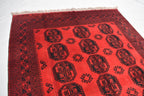 Antique Afghan Rug - 9.5 x 6.5 ft - Handwoven Vintage Rug - Traditional Afghan Carpet - Wool Rug - Authentic Oriental Rug - Collectible Rug