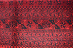 Antique Afghan Rug - 9.5 x 6.5 ft - Handwoven Vintage Rug - Traditional Afghan Carpet - Wool Rug - Authentic Oriental Rug - Collectible Rug