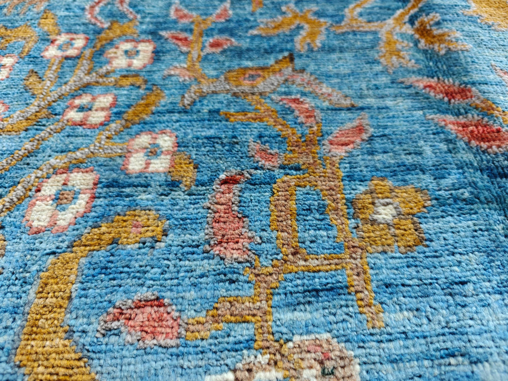 4x2.7 ft Handmade Afghan Chobi Rug– Animal Print Wool Carpet, Natural Dyes, Small Area Rug, Wall Hanging Rug