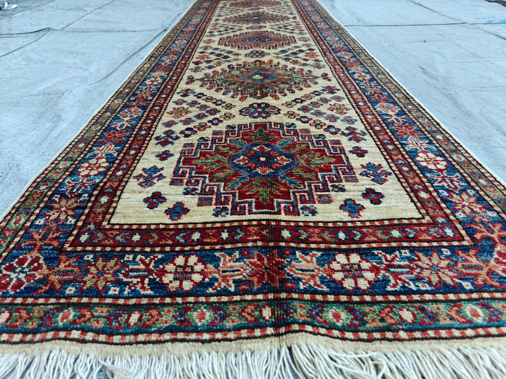 8x2 Hallway Runner- Handmade Chobi Wool Rug, Rustic Hallway Runner, Bohemian Home Decor, Entryway Runner, Narrow Rug, Stair Rug