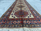 8x2 Hallway Runner- Handmade Chobi Wool Rug, Rustic Hallway Runner, Bohemian Home Decor, Entryway Runner, Narrow Rug, Stair Rug