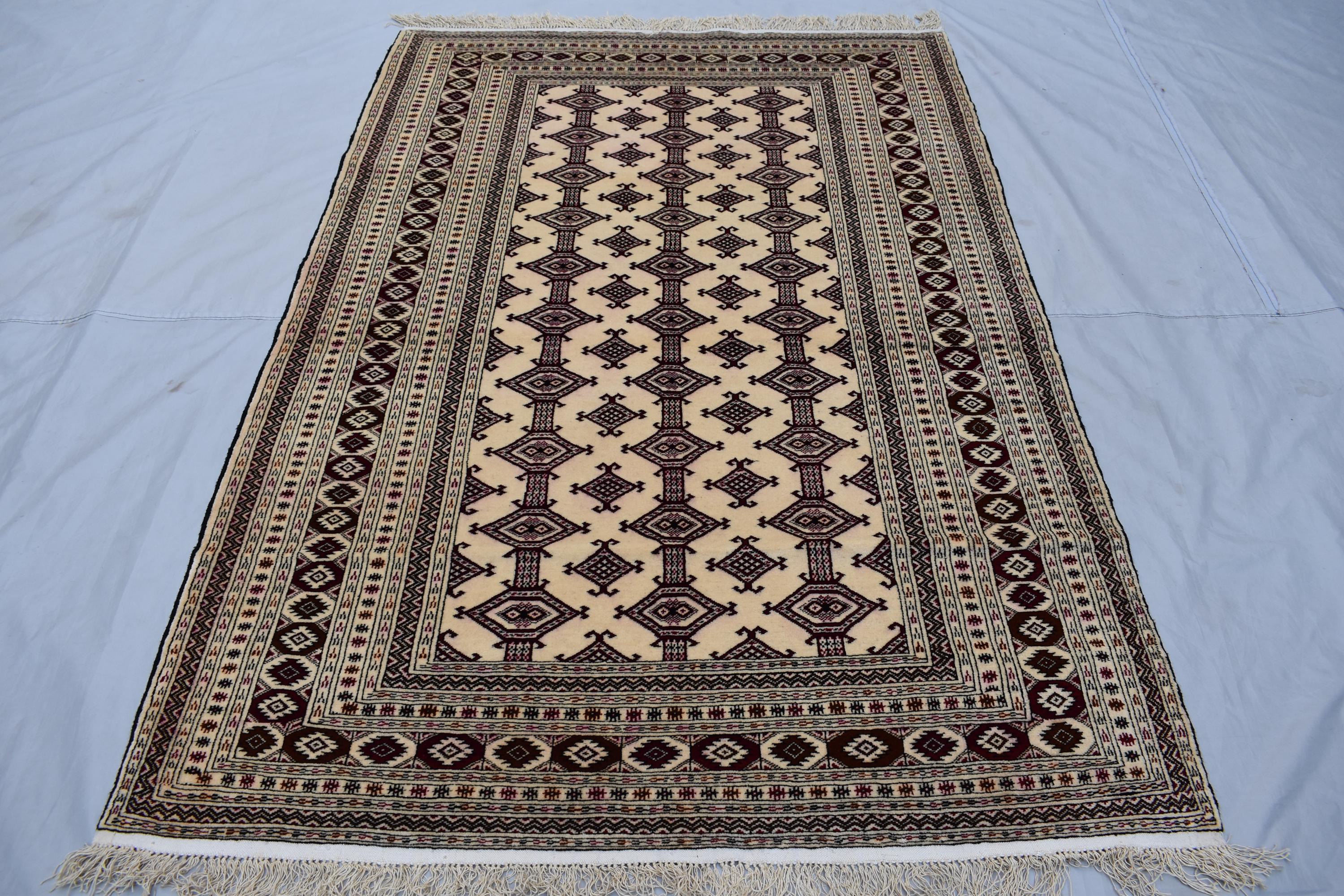 4x6 Antique Zahir Shahi Rug – Authentic Afghan Handmade Carpet | Unique Etsy Find, Rug for Living Room, Hallway Rug, Kitchen Rug 3.9x5.7