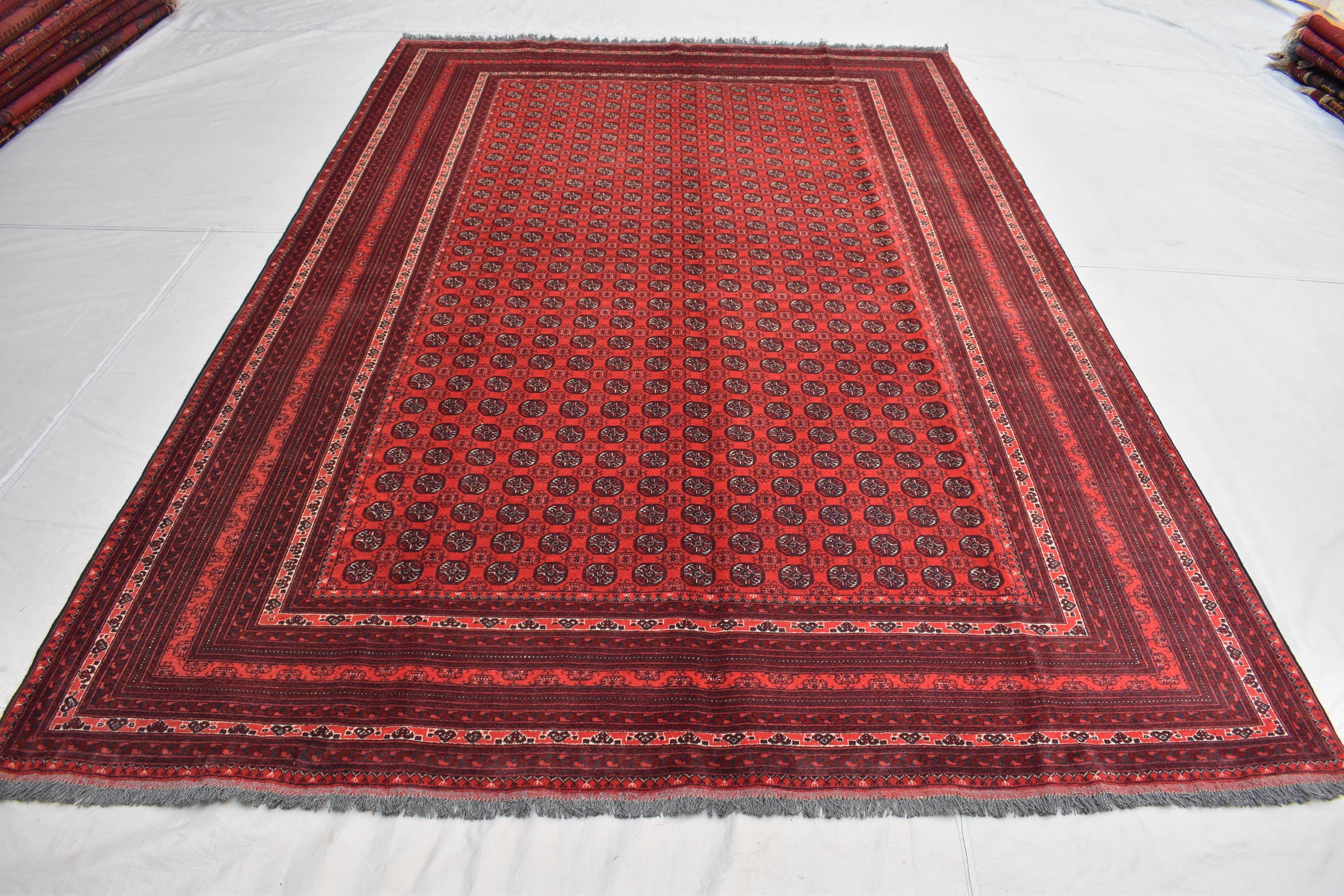 6x9 Vintage Mawri Gul Rug-Handwoven Tribal Afghan Wool Carpet, Bohemian Area Rug, Oriental Rug, Rug for Living Room, Farm House Rug 9.3x6.3