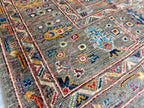Chobi Rug 8.9x6 ft – Handwoven Persian Carpet with Natural Color Palette and Timeless Elegance, Rugs for Living Room, Bedroom Rug 9x6
