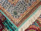 5x8 Mamluk Rug Blue and Silver Colorful Handwoven Persian Carpet with Intricate Design, Bedroom Rug, Rugs For Living Room, 8.5x5 ft