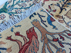 2x14 Runner Chobi Peacocks Pattern Runner- Handwoven Persian Carpet with Elegant Design and Rich Colors, Hallway Runner, 2.3x13.9 ft