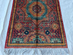 3x10 Authentic Mamluk Runner: Handwoven Artistry & Timeless Elegance 2.7 x 9.9 ft, Hallway Runner, Entryway Brown Rug, Narrow Rug