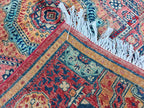 3x10 Authentic Mamluk Runner: Handwoven Artistry & Timeless Elegance 2.7 x 9.9 ft, Hallway Runner, Entryway Brown Rug, Narrow Rug