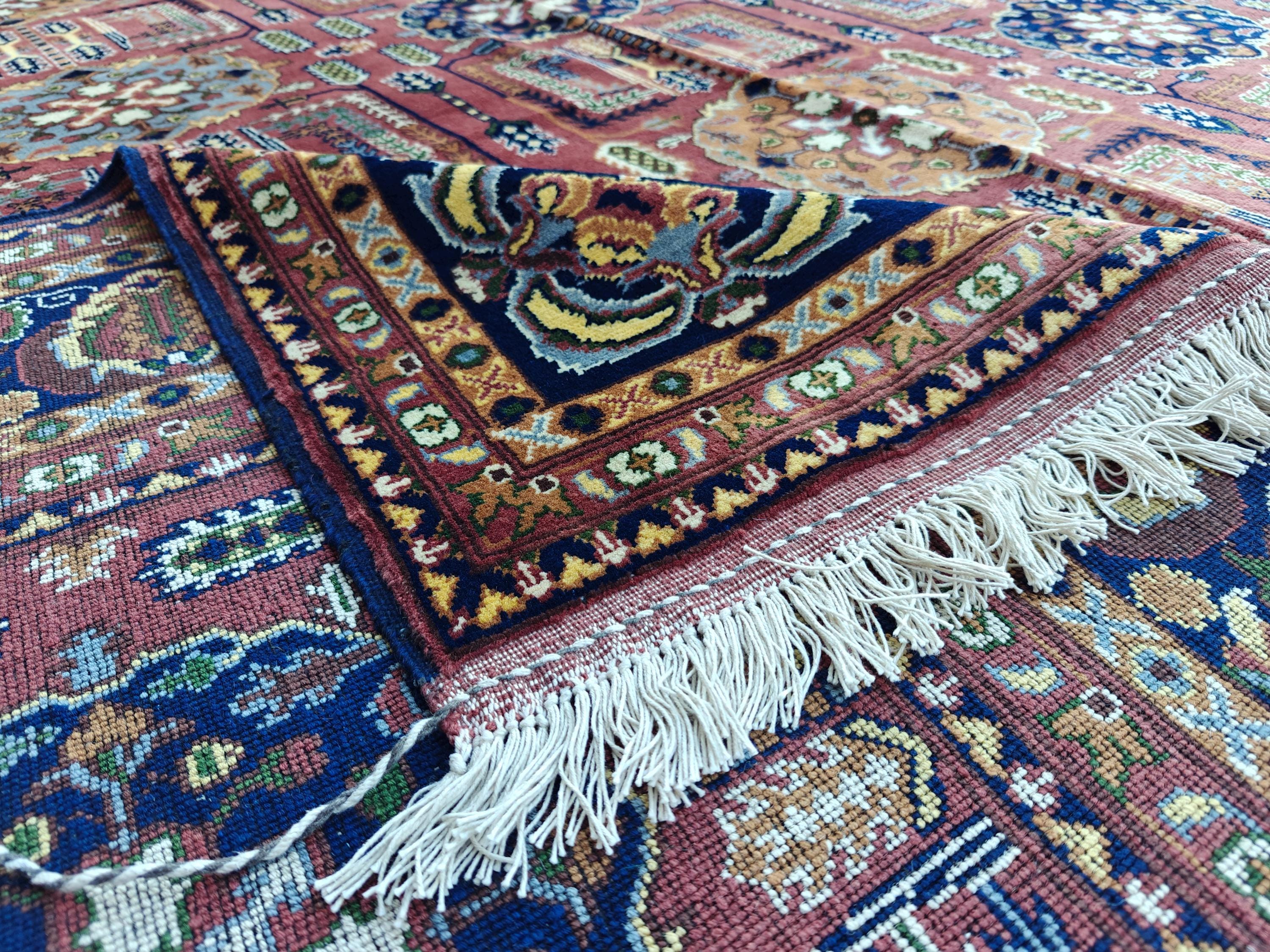 10x14 Rug Gandumi Handwoven Masterpiece with Traditional Craftsmanship Timeless Appeal, Rugs For Living Room, Dining Room Rug, 13.1x9.1 ft