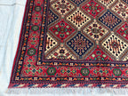 Handwoven Yousafi Rug -6.6x4.9 ft | Afghan Tribal Wool Area Rug Traditional Oriental Carpet for Living Room Unique Etsy Rug, Farm House Rug