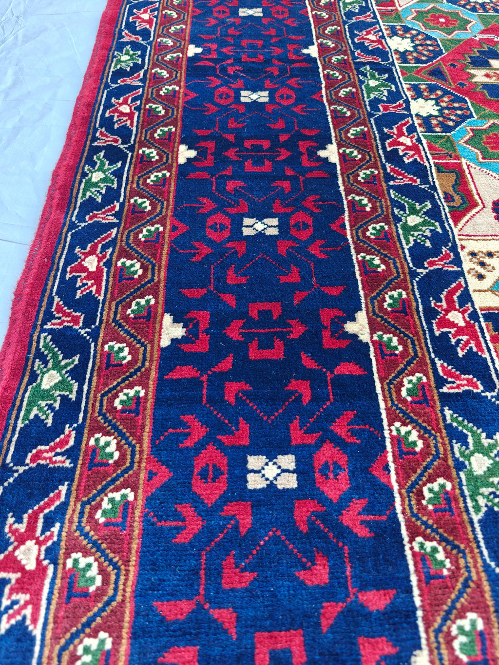 10x14 Large Colorful Mamluk Rug Handwoven Masterpiece with Vibrant Patterns & Timeless Elegance, Rugs For Living Room, Bedroom Rug 13.6x10ft