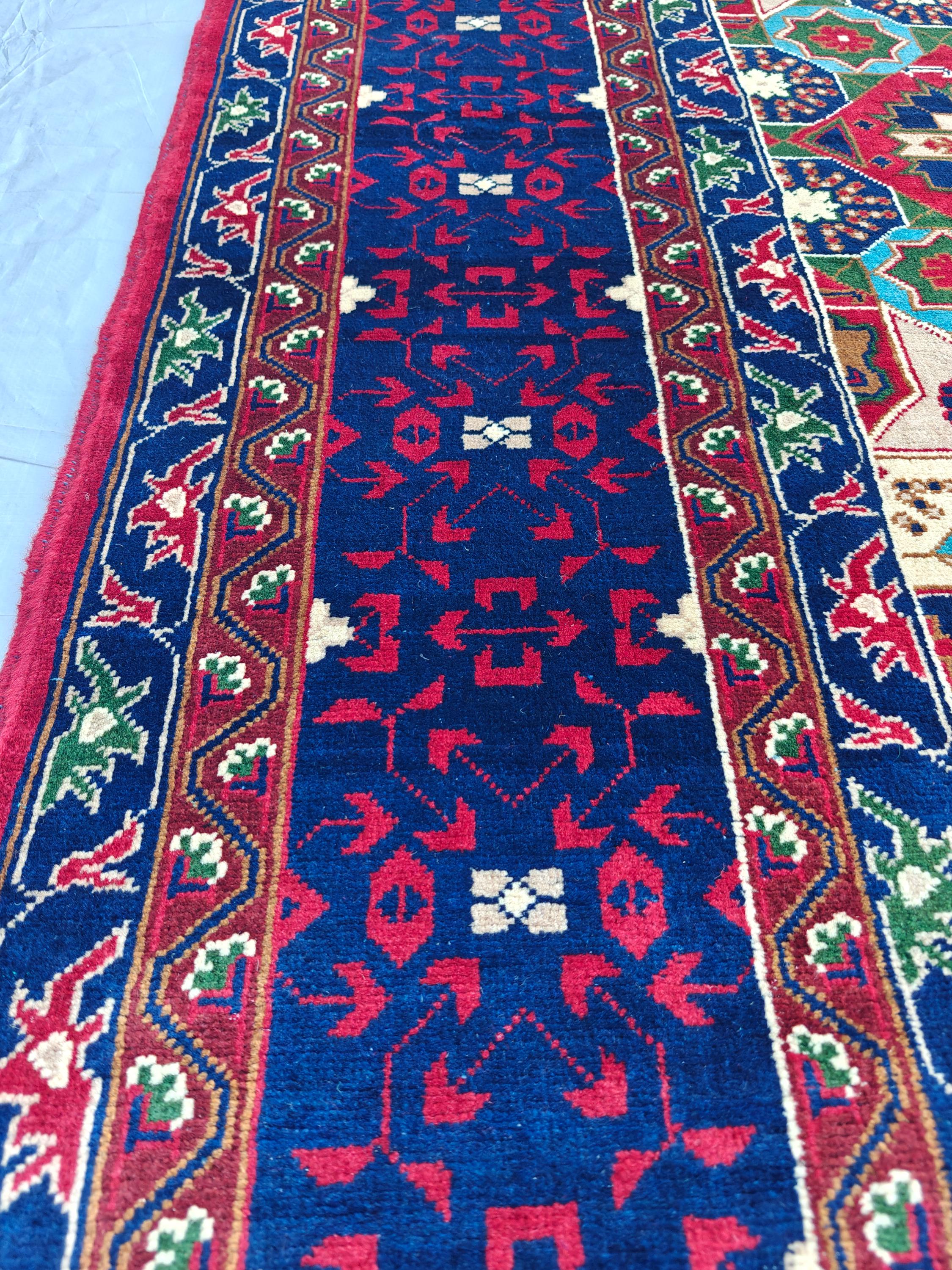 10x14 Large Colorful Mamluk Rug Handwoven Masterpiece with Vibrant Patterns & Timeless Elegance, Rugs For Living Room, Bedroom Rug 13.6x10ft