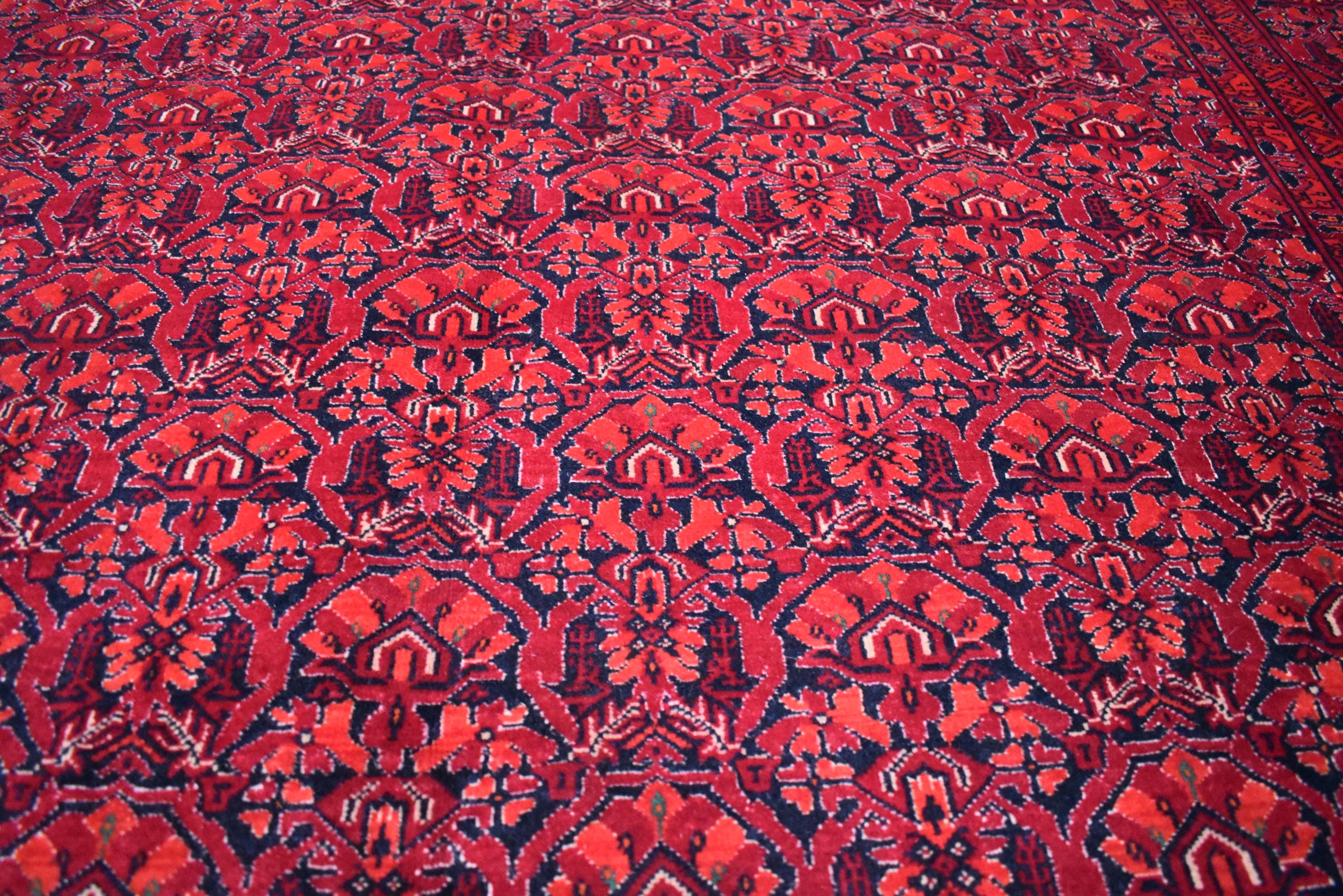 Antique Gul Dana Rug 8.7x6.4 ft Afghan Handwoven Wool Carpet Vintage Oriental Area Rug for Living Room | Unique Etsy Find, Living Room Rug