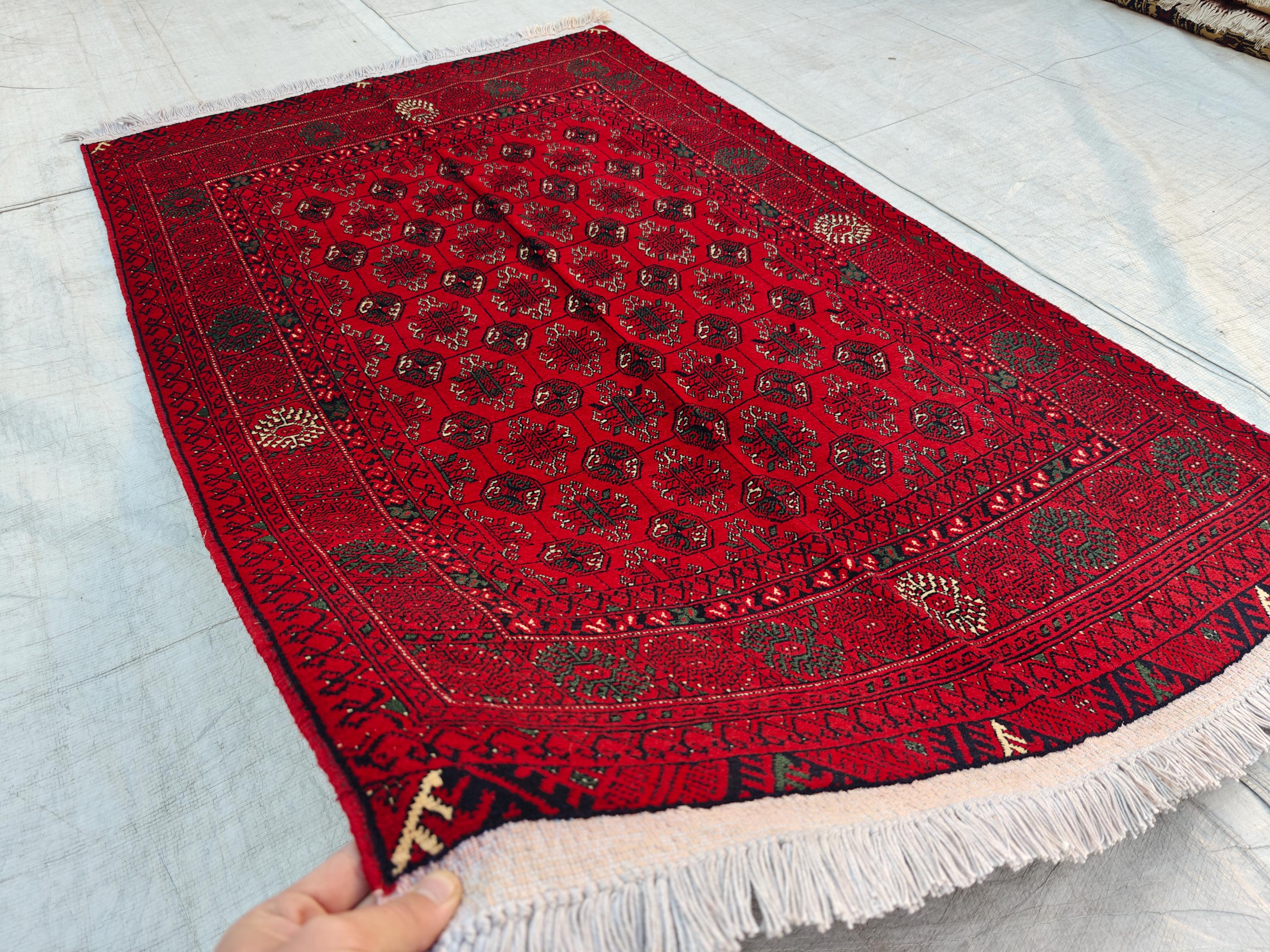 3x5 Handwoven Shiren Takab Rug | Afghan Tribal Wool Area Rug | Unique Persian Carpet on Etsy, Rug for Living Room, Bedroom Rug 5.1x3.1 ft