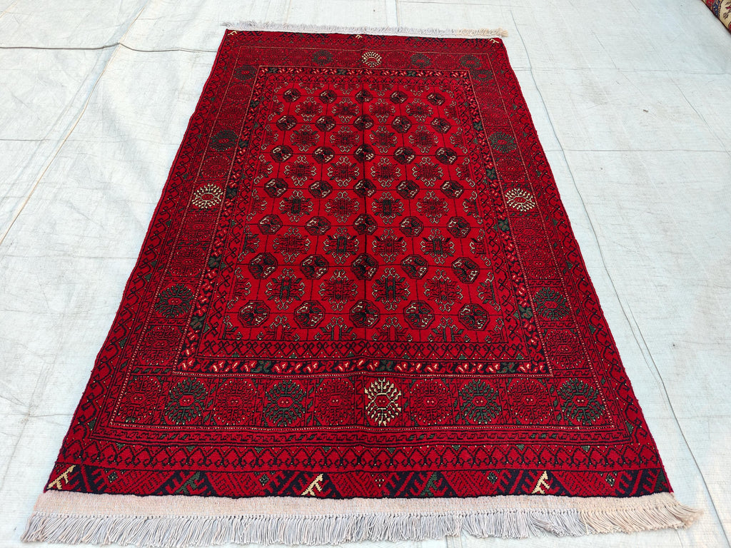 3x5 Handwoven Shiren Takab Rug | Afghan Tribal Wool Area Rug | Unique Persian Carpet on Etsy, Rug for Living Room, Bedroom Rug 5.1x3.1 ft