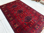 4x7 Bukhara Rug|Handwoven Wool Area Rug Traditional Oriental Carpet for Living Room Unique Etsy Find, Farm House Rug, Bedroom Rug 6.8x4.2 ft