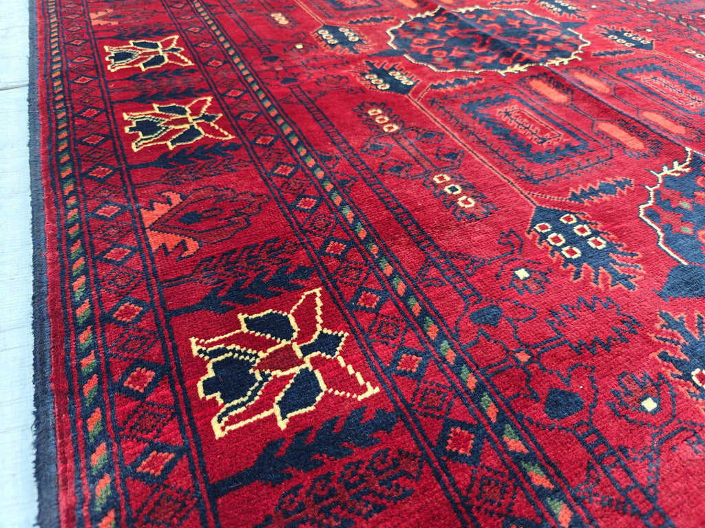 4x7 Bukhara Rug|Handwoven Wool Area Rug Traditional Oriental Carpet for Living Room Unique Etsy Find, Farm House Rug, Bedroom Rug 6.8x4.2 ft