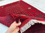 Handwoven ShirenTakab Runner Rug - 6.2x3.3 ft Vintage Persian Wool Carpet Tribal Hallway Runner, Boho Oriental Rug for Entryway, Living Room