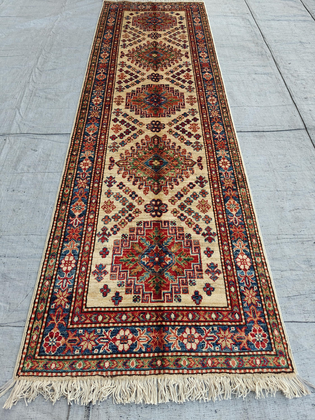 8 ft Runner Chobi - Premium Handwoven Area Rug for Elegant Home Décor, Hallway Runner, Entryway Rug, Small Kitchen Narrow Rug 8.2x2.5 ft