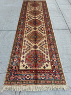 8 ft Runner Chobi - Premium Handwoven Area Rug for Elegant Home Décor, Hallway Runner, Entryway Rug, Small Kitchen Narrow Rug 8.2x2.5 ft