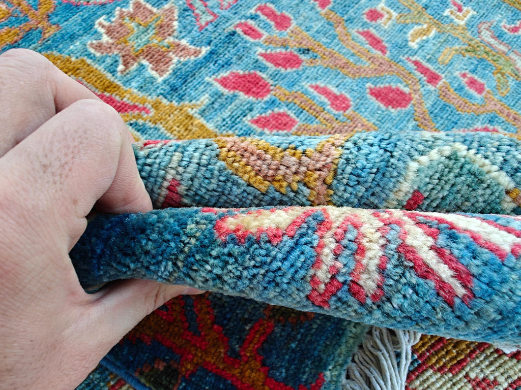 5x3 Pictorial Rug Handcrafted Artistic Area Rug for Unique Home Décor, Wall Hanging Rug, Entryway Rug 4.8x3.2 ft, small size rug,