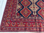Handmade Afghan Yousafi Rug 6.8x5 ft - Tribal Wool Carpet, Vintage Boho Area Rug, Ethnic Home Décor, Living room Rug, Bedroom Rug