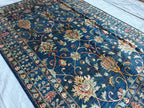 8x5 Dark Blue Chobi Rug Elegant Traditional Design for Home Décor, Rug For Living Room, Bedroom Rug, Kitchen Rug 7.9x5.5ft, Medium Rug