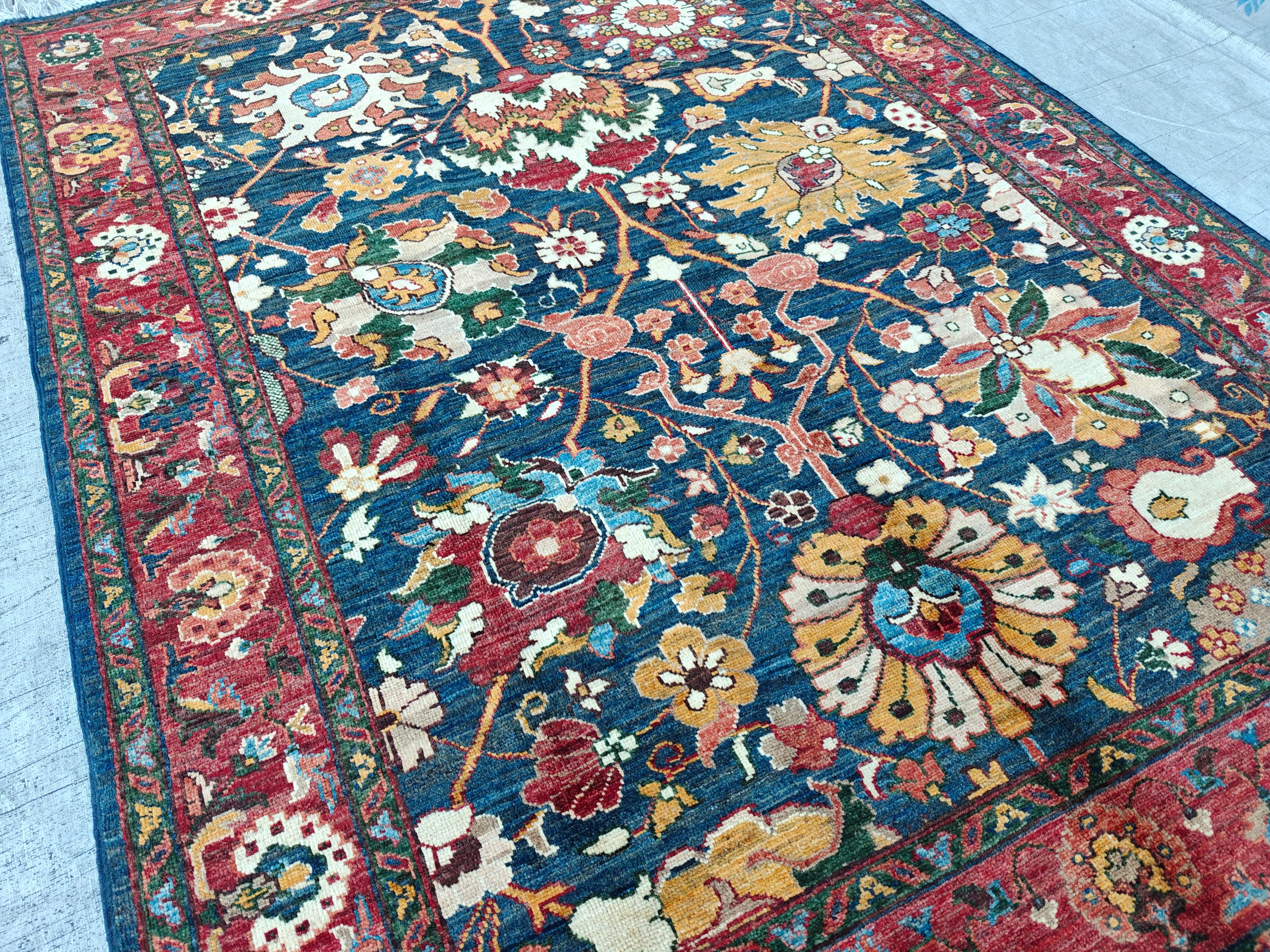 7x5 Rug Traditional Design for Elegant Home Décor, Rug For Living Room, Bedroom Rug, Office Rug, Dining Room Rug 6.6x4.9 Ft, Medium Rug