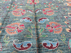 7x10 Floral Chobi Rug, Boho Home Decor, Rug For Living Room, Bedroom Rug, Kitchen Rug, Dining room Rug, Decorative Rug 10.2x6.7, Medium Rug