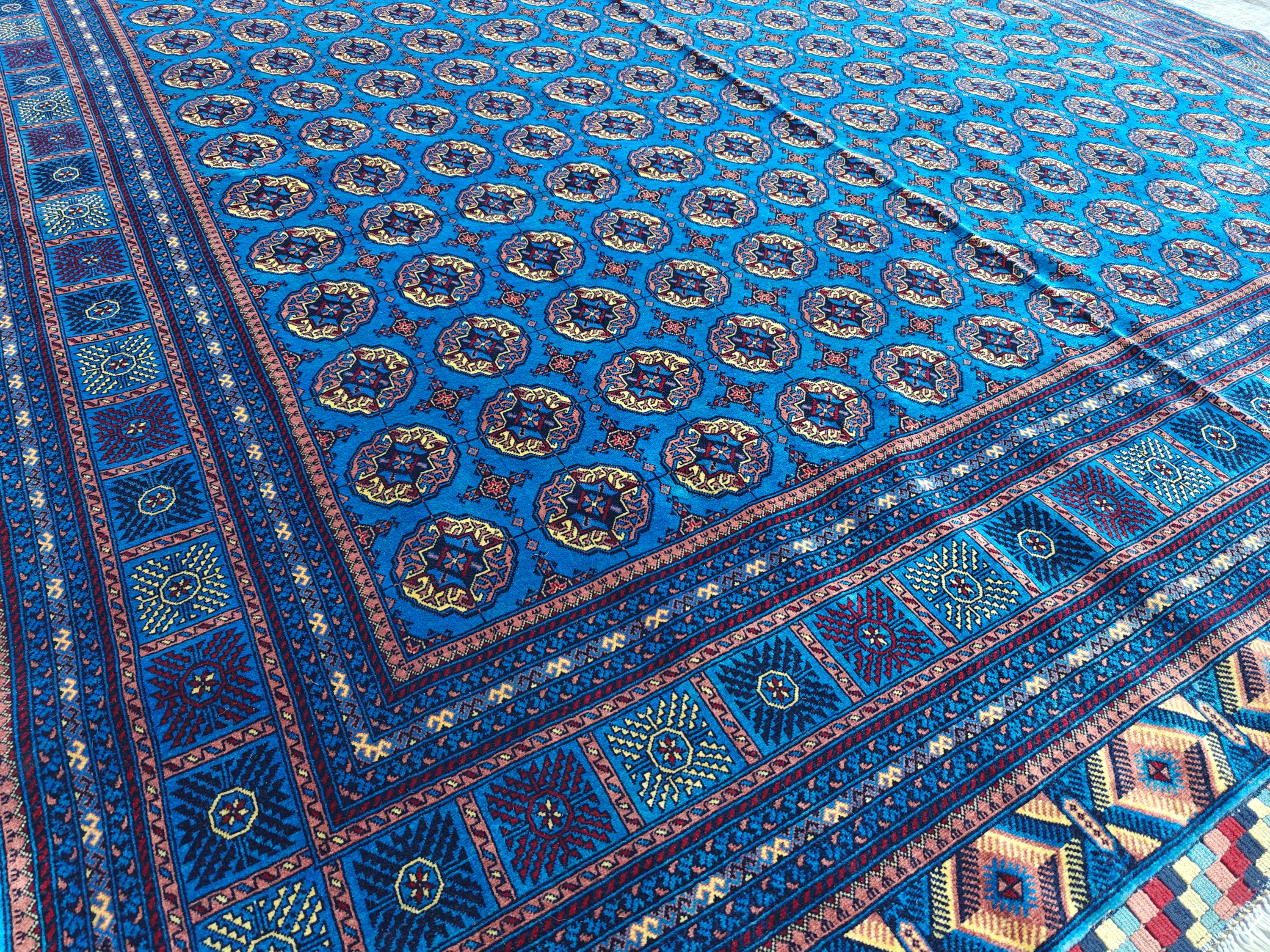 10x13 Navy Blue Large Mawrai Gul Tribal Afghan Handmade Antique Rug, Rug For Livingroom, Bedroom Rug, Dining Room Rug, Office Rug 13.4x9.8,