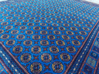 10x13 Navy Blue Large Mawrai Gul Tribal Afghan Handmade Antique Rug, Rug For Livingroom, Bedroom Rug, Dining Room Rug, Office Rug 13.4x9.8,
