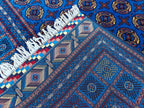 10x13 Navy Blue Large Mawrai Gul Tribal Afghan Handmade Antique Rug, Rug For Livingroom, Bedroom Rug, Dining Room Rug, Office Rug 13.4x9.8,