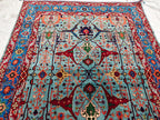 Authentic Beljik Chobi Rug 7x4.4 ft - Handwoven Afghan Wool Carpet, Traditional Oriental Area Rug, Unique Home Decor, Living Room Rug