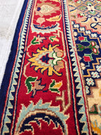 Handwoven Yousafi Beljik Rug 5x3.4 ft Authentic Afghan Wool Carpet, Elegant Oriental Area Rug, Perfect for Home Decor, Hallway Rug, Entryway