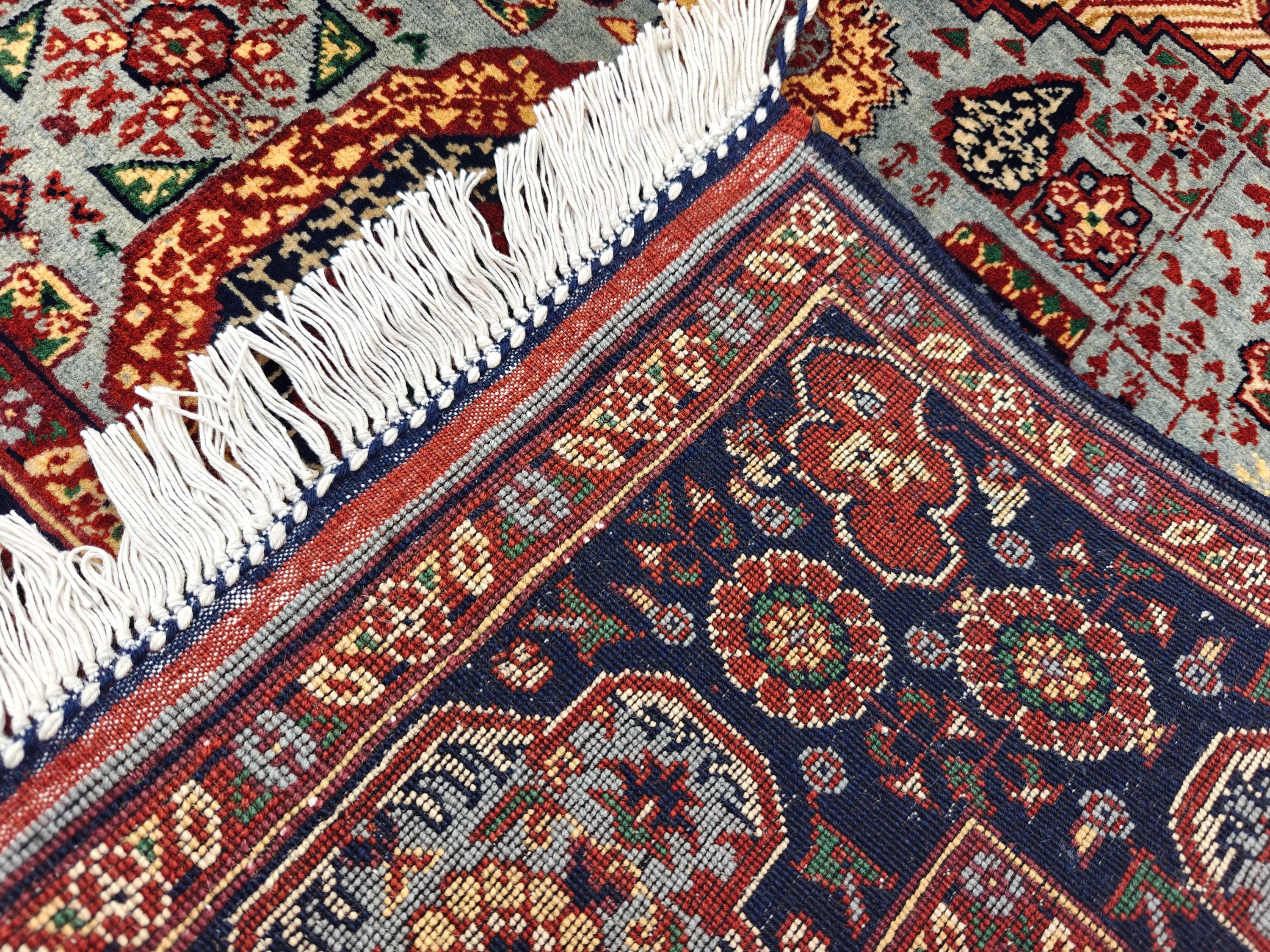 Authentic Mamluk Beljik Rug 4.8x3.4 ft - Handwoven Afghan Wool Carpet, Intricate Oriental Design, Perfect for Home Decor,
