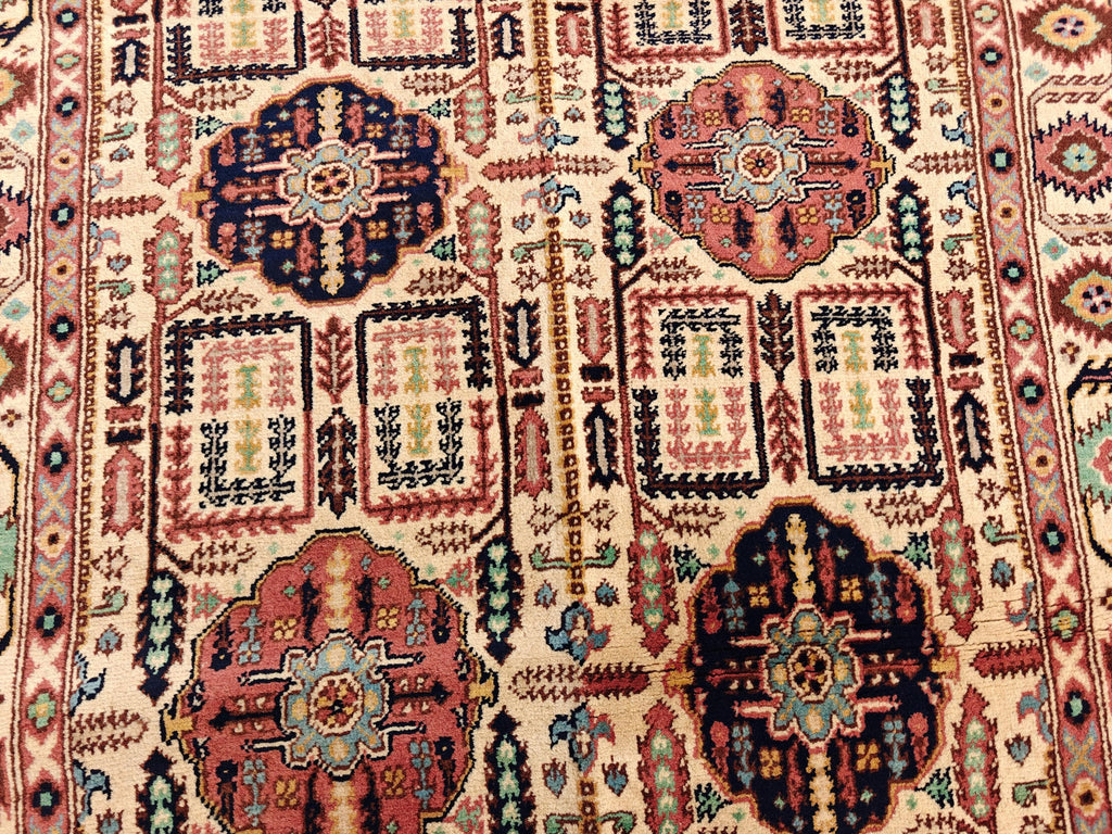 4.10x3.4 ft Handmade Beljik Gandumi Rug Authentic Afghan Wool Carpet, Traditional Oriental Design, Perfect for Home Decor, Entryway Rug"