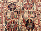 4.10x3.4 ft Handmade Beljik Gandumi Rug Authentic Afghan Wool Carpet, Traditional Oriental Design, Perfect for Home Decor, Entryway Rug"