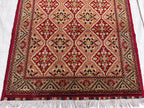 Authentic Yousafi Beljik Rug 5.5x3.6 ft - Handwoven Afghan Wool Carpet, Elegant Oriental Design, Perfect for Home Decor