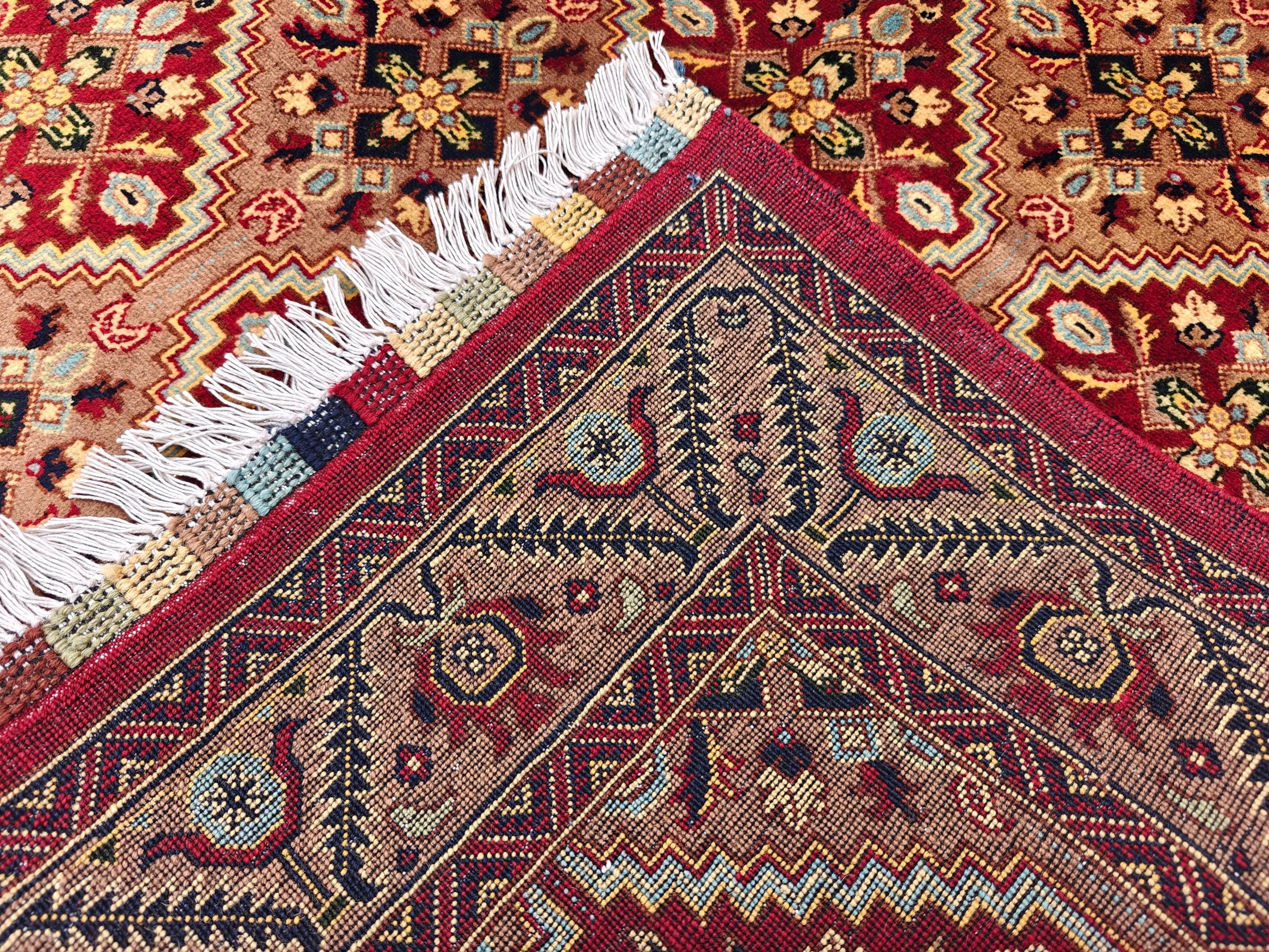 Authentic Yousafi Beljik Rug 5.5x3.6 ft - Handwoven Afghan Wool Carpet, Elegant Oriental Design, Perfect for Home Decor