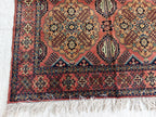 Authentic Handmade Afghan Beljik Rug - 5.4x3.3 ft | Tribal Wool Area Carpet | Unique Oriental Decor, Entryway Rug, Office Rug, Bedroom Rug