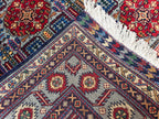 Beljik Rug 5.1x3.5 ft Authentic Handmade Afghan Tribal Wool Area Carpet | Unique Oriental Decor, Entryway Rug, Bedroom Rug, Living Room Rug