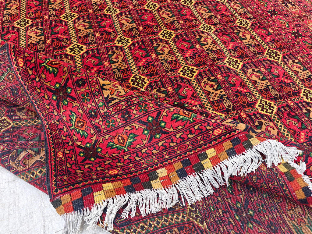 Luxurious 8x11 Large Ala Bakhmal Handwoven Persian Rug – Traditional Oriental Design in Silk and Wool, Rugs For Living Room, Bedroom Rug