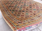 8x12 Large Elegant Sitara Naksha Rug – Handwoven Luxury Persian Design in wool, Rugs For Living Room, Bedroom Rug 11.8x8 ft