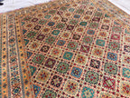 8x12 Large Elegant Sitara Naksha Rug – Handwoven Luxury Persian Design in wool, Rugs For Living Room, Bedroom Rug 11.8x8 ft