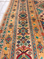 8x12 Large Elegant Sitara Naksha Rug – Handwoven Luxury Persian Design in wool, Rugs For Living Room, Bedroom Rug 11.8x8 ft