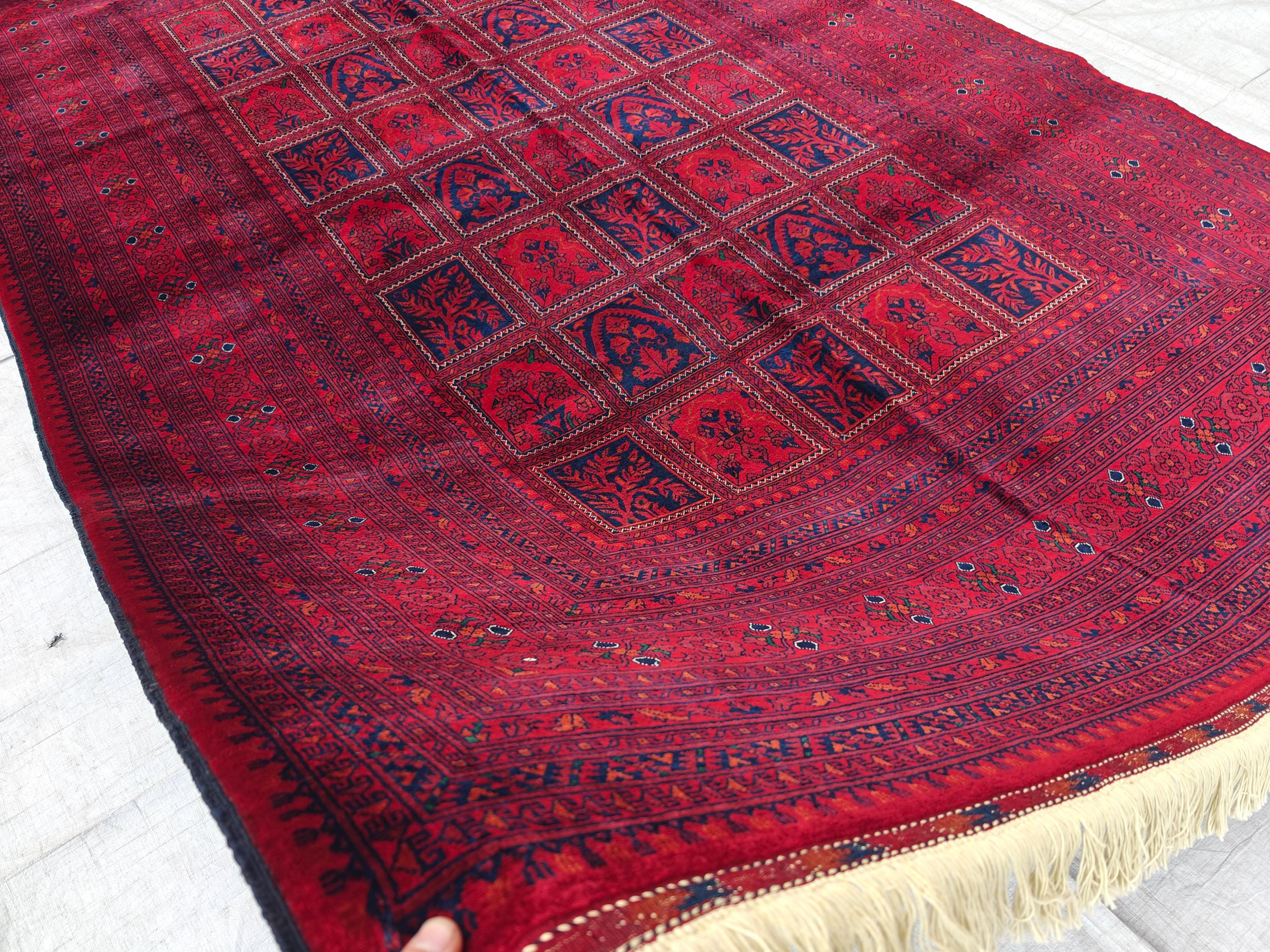 7x10 Antique Beljik Ayni Rug – Handwoven Persian Vintage Design in Wool, Rugs For Living Room, Bedroom Rug, Vintage Home Decor 9.11x6.7 ft