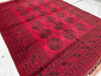 7x10 Vintage Pilpie Rug Handwoven Persian Design in Wool and Natural Dyes, Collectible Rug. Rugs For Farmhouse, Living Room Rug 9.6x6.8 ft